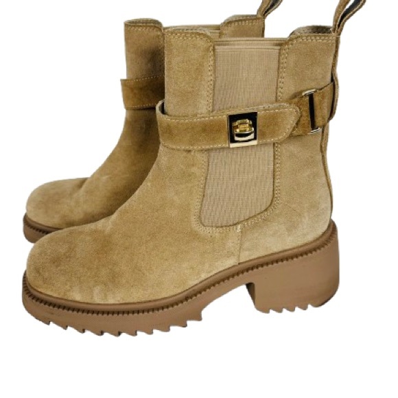 Steve Madden Tan Ankle Boots - Picture 2 of 7